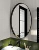 ONLY PICK UP Metal Oval Wall Mirror