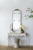 24" x 48.5" Antique Gold Arched Mirror with Metal Frame, Full Length Mirror for Living Room Bathroom Entryway