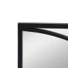 32' Rectangular Wall Mirrors with Black Frame, Home Decor for Living Room Bedroom Entryway