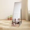 Gold 65 x 22 In Metal Stand full-length mirror