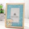 Blue Cartoon Tabletop Picture Frames Wood Photo Frame 4x6 Picture Frame Display