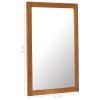 Mirror 23.6"x35.4" Solid Oak Wood