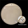 28" Wall Round Circle Mirror Bathroom Make Up Vanity Mirror - Golden