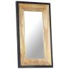 Mirror 31.5"x19.7" Solid Mango Wood