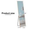 The3rd generation packaging upgrade includes a light oak solid wood frame full length mirror, dressing mirror, bedroom entrance, decorative mirror, cl