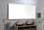 84x 36Inch LED Mirror Bathroom Vanity Mirror with Back Light, Wall Mount Anti-Fog Memory Large Adjustable Vanity Mirror