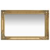 Wall Mirror Baroque Style 19.7"x31.5" Gold