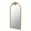 24" x 42" Arched Wall Mirror with Gold Metal Frame, Wall Mirror for Living Room Bedroom Hallway