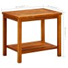 Coffee Table 19.7"x13.8"x17.7" Solid Acacia Wood