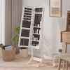 Free-Standing Mirror White 13.4"x14.6"x57.5"