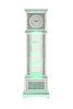 ACME Noralie GRANDFATHER CLOCK W/LED Mirrored & Faux Diamonds AC00348