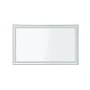 84in. W x48 in. H Framed LED Single Bathroom Vanity Mirror in Polished Crystal Bathroom Vanity LED Mirror with 3 Color Lights Mirror for Bathroom Wall